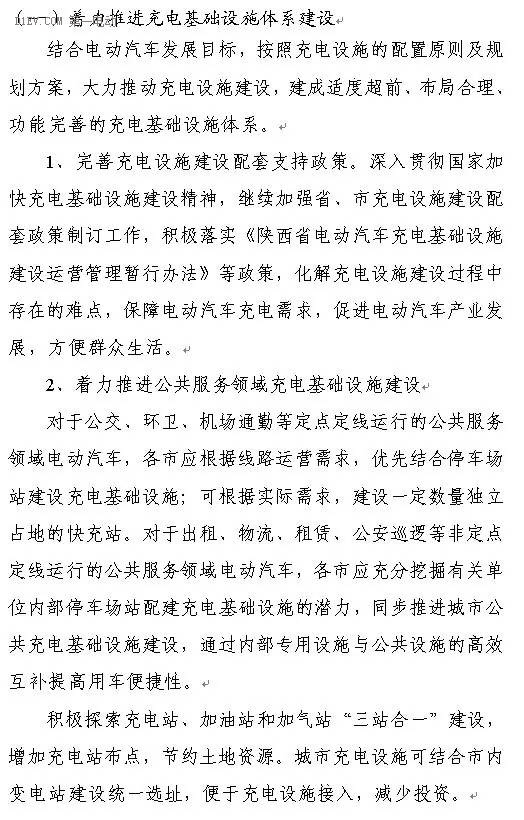 陜西省發(fā)布充電基礎(chǔ)設(shè)施規(guī)劃 2020年計(jì)劃建樁超過9.44萬